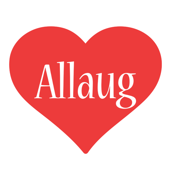 Allaug love logo