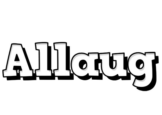 Allaug snowing logo