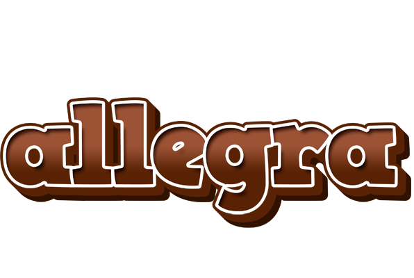 Allegra brownie logo