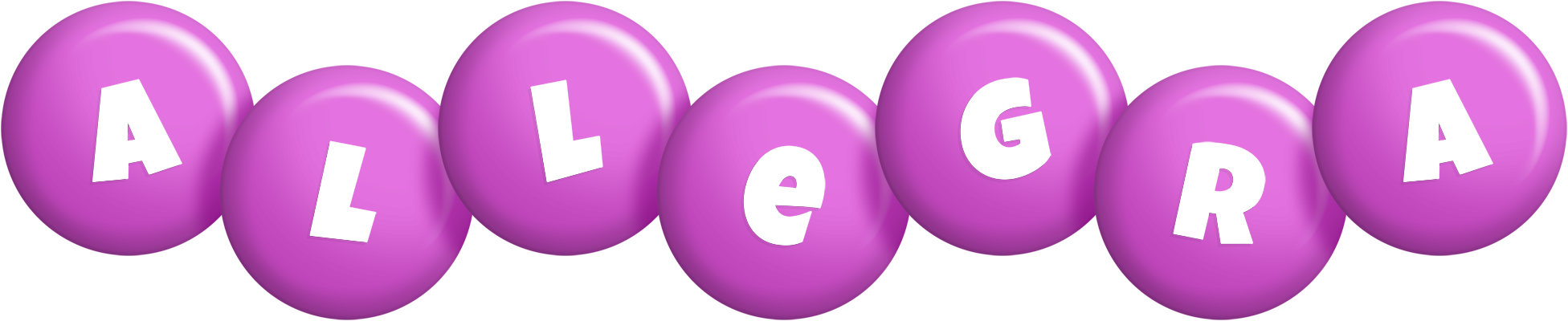 Allegra candy-purple logo