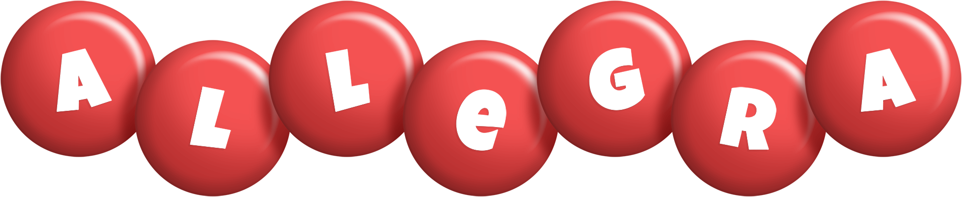 Allegra candy-red logo