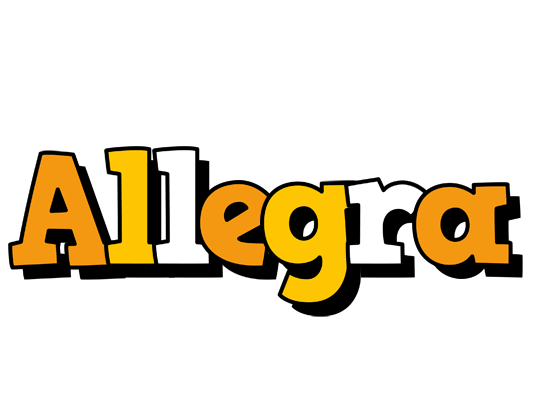 Allegra cartoon logo