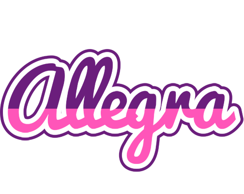 Allegra cheerful logo