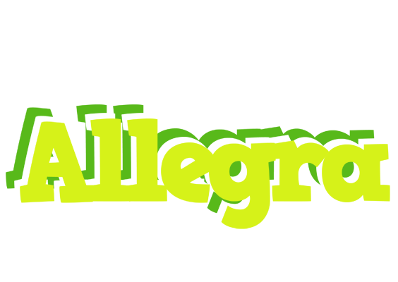 Allegra citrus logo