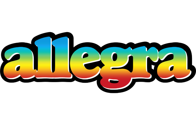 Allegra color logo