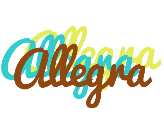Allegra cupcake logo