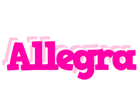Allegra dancing logo