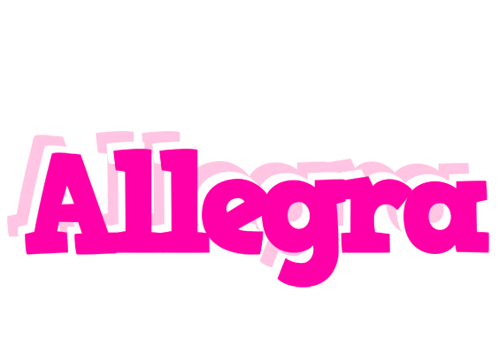 Allegra dancing logo
