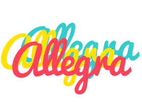 Allegra disco logo