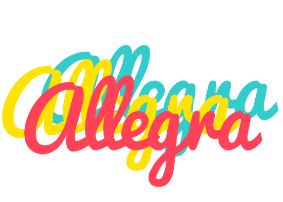 Allegra disco logo