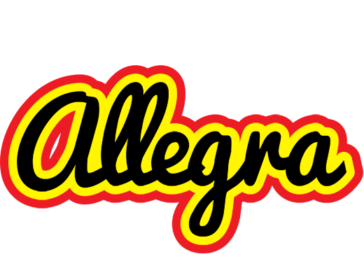 Allegra flaming logo