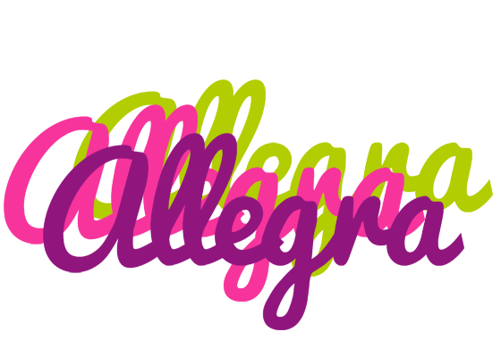 Allegra flowers logo