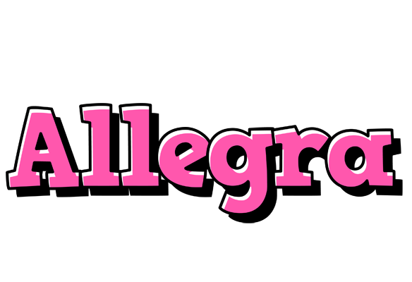 Allegra girlish logo