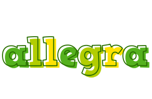 Allegra juice logo