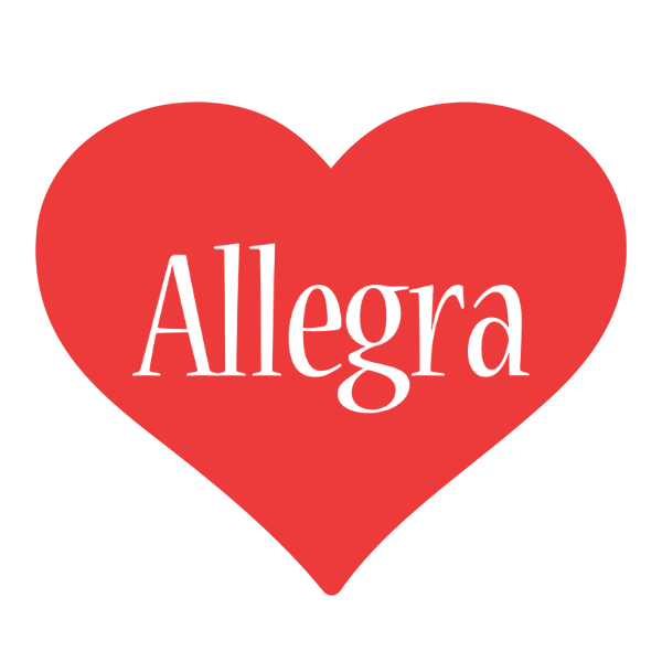 Allegra love logo