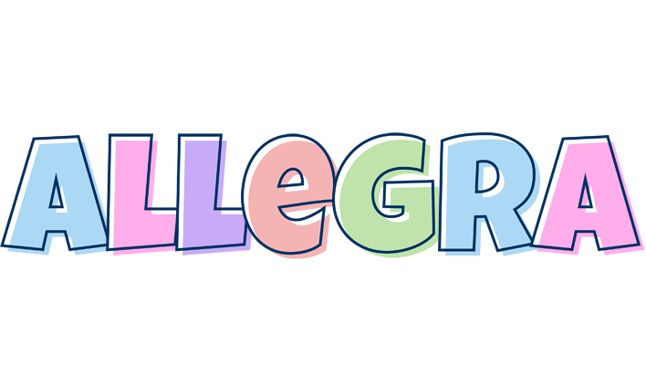 Allegra pastel logo