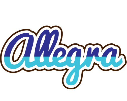 Allegra raining logo