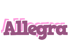 Allegra relaxing logo