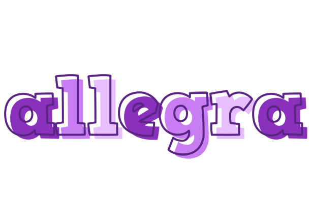 Allegra sensual logo