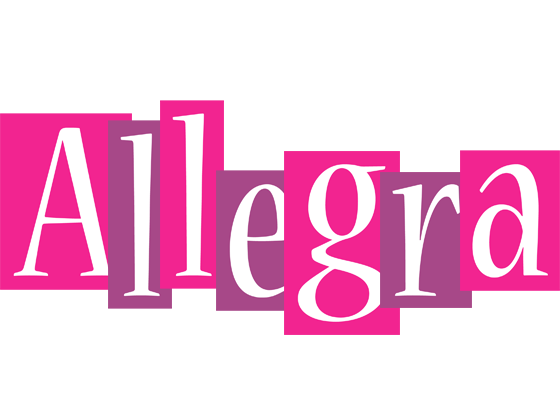 Allegra whine logo