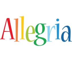 Allegria birthday logo