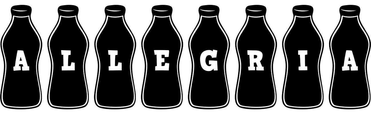 Allegria bottle logo