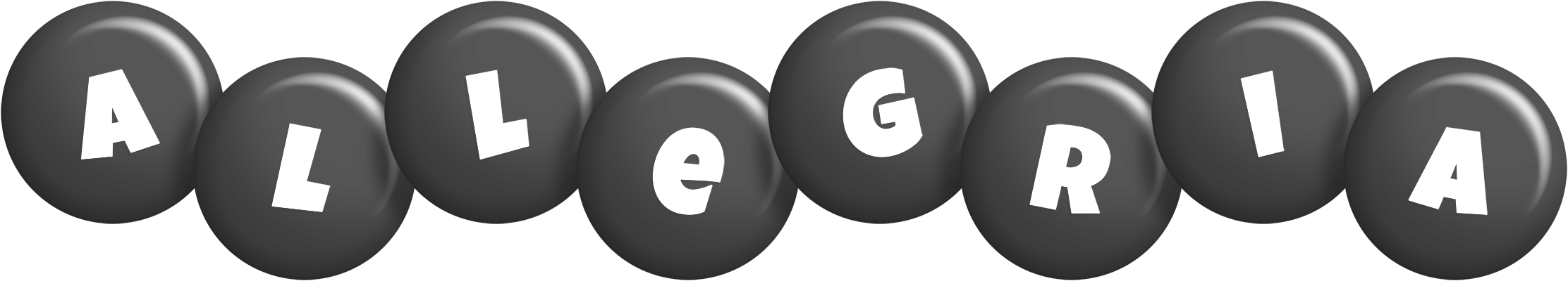 Allegria candy-black logo
