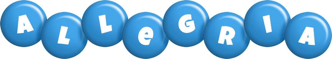 Allegria candy-blue logo