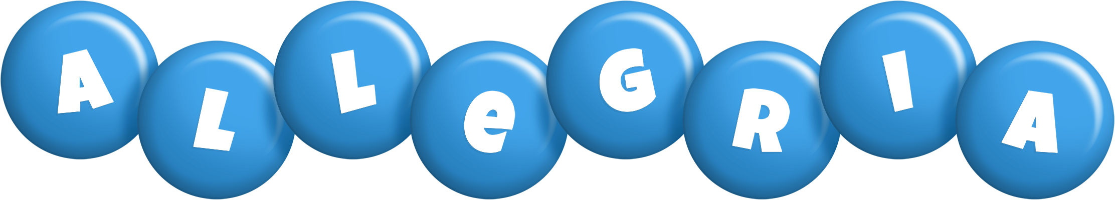 Allegria candy-blue logo