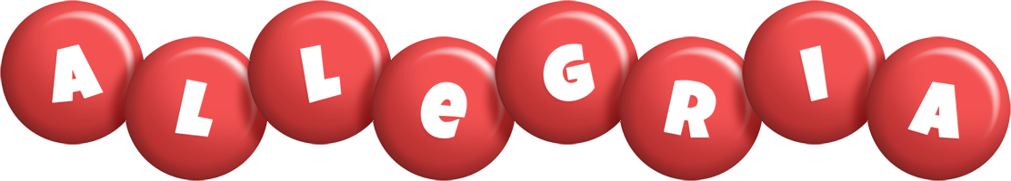 Allegria candy-red logo