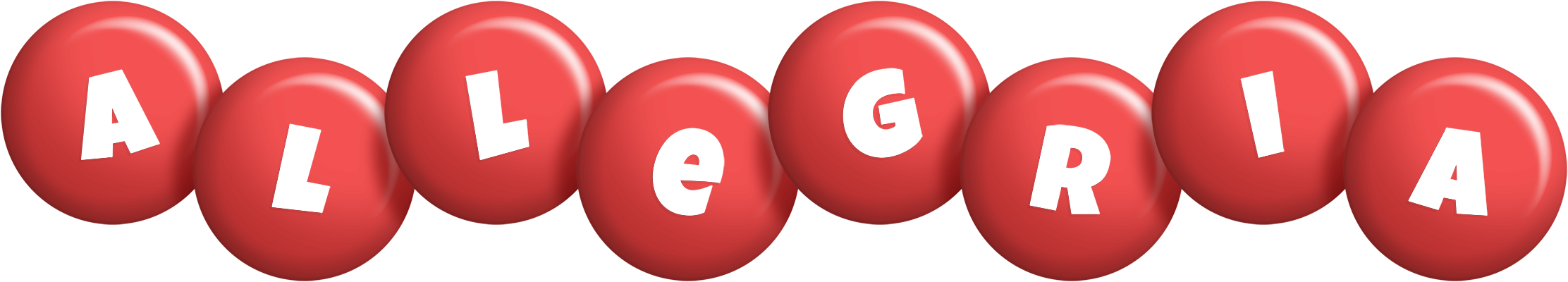 Allegria candy-red logo