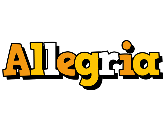 Allegria cartoon logo