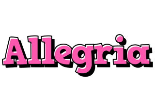 Allegria girlish logo