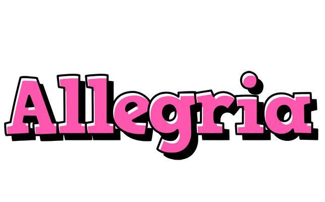 Allegria girlish logo