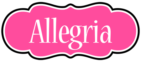 Allegria invitation logo