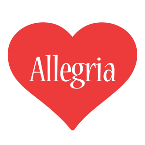 Allegria love logo