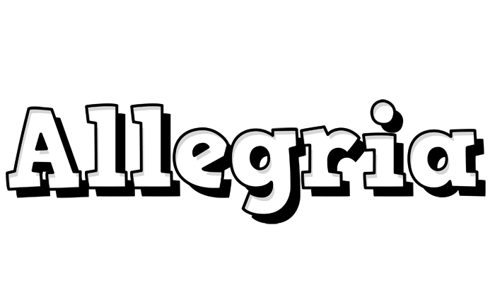 Allegria snowing logo