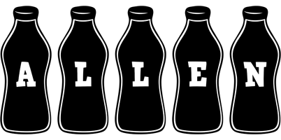 Allen bottle logo