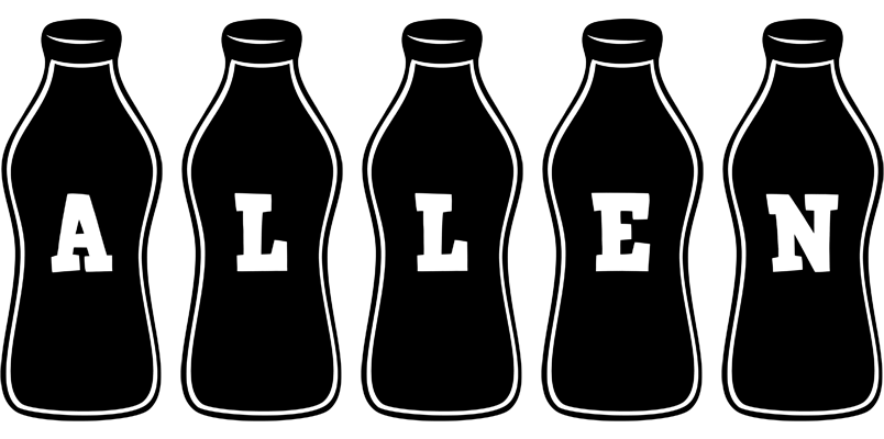 Allen bottle logo