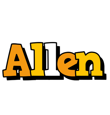Allen cartoon logo