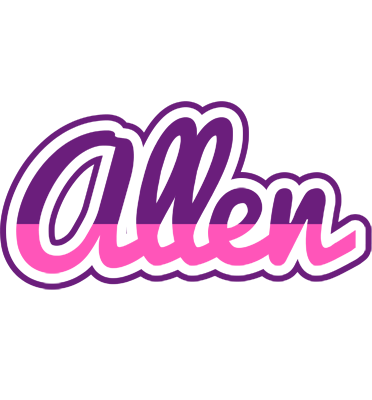 Allen cheerful logo