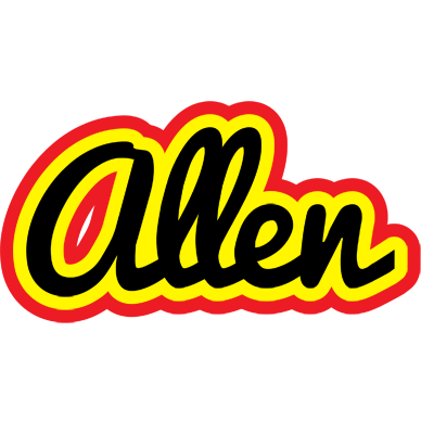 Allen flaming logo