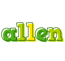 Allen juice logo