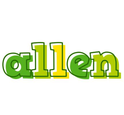 Allen juice logo