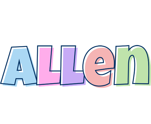 Allen pastel logo
