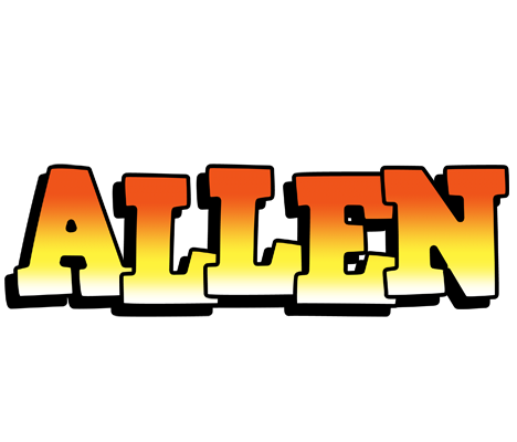 Allen sunset logo