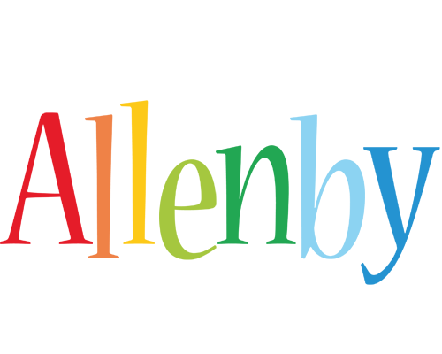 Allenby birthday logo