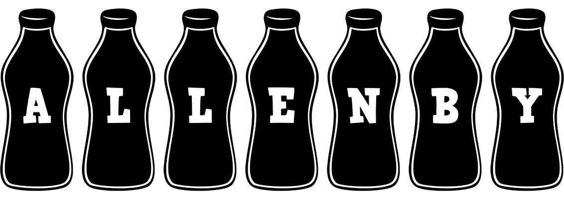 Allenby bottle logo