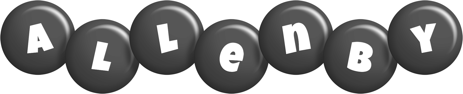 Allenby candy-black logo