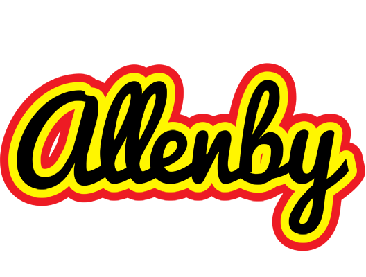Allenby flaming logo